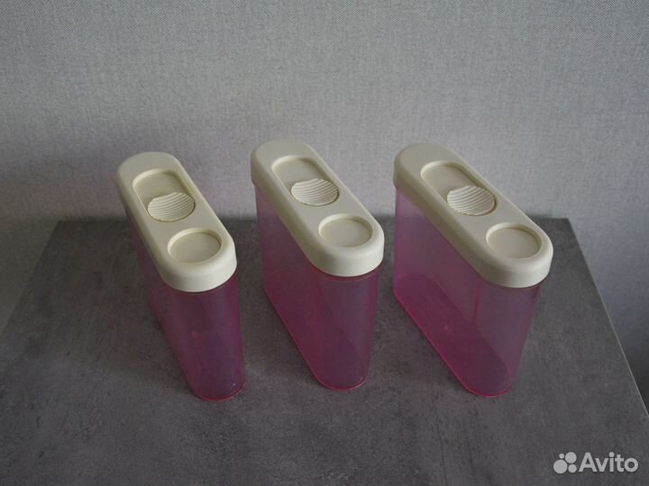 Банки для сыпучих продуктов. Набор из 3 штук