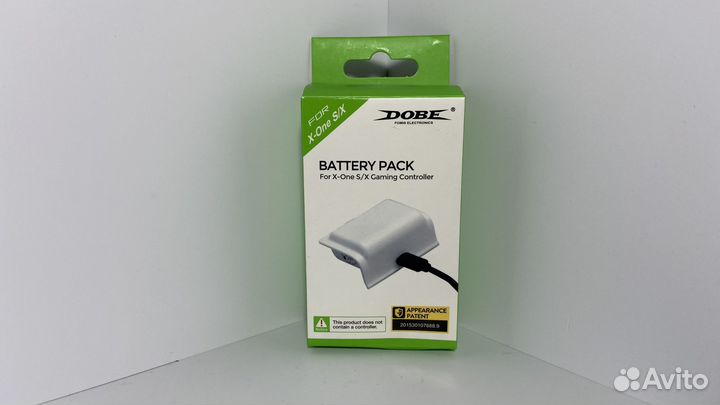 Аккумулятор Xbox one (Dobe TYX 561S, белый)
