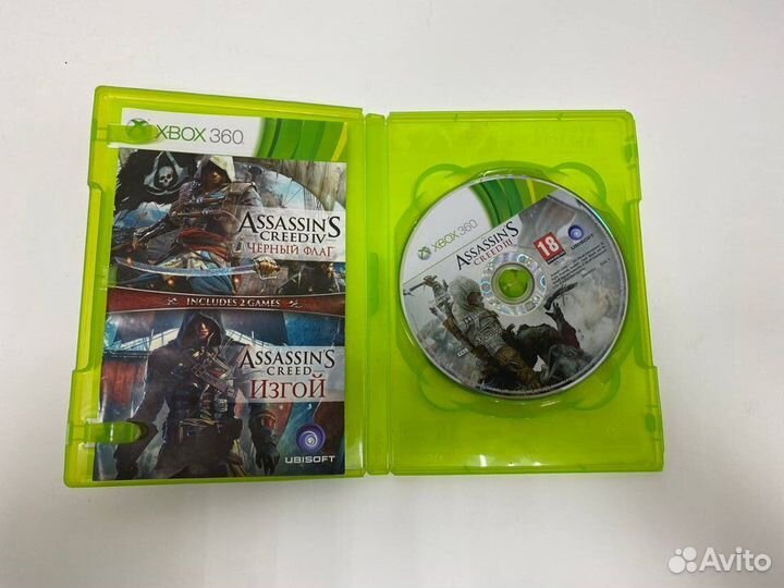 Диск xbox 360 Assassins Creed 3 4 Лицензия