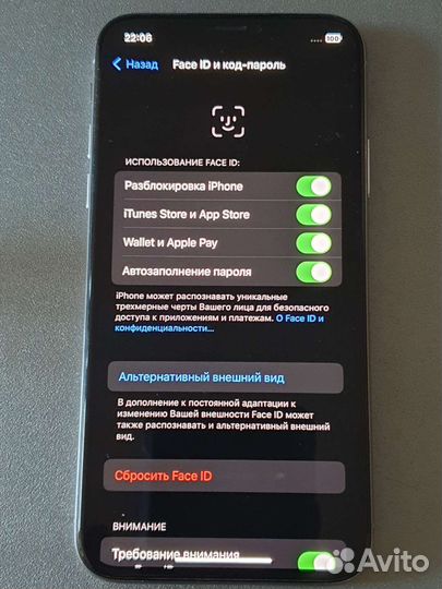 iPhone X 64gb белый
