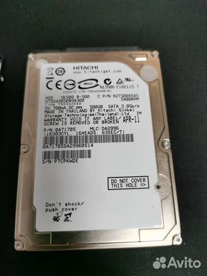 Hdd SATA 500GB 2.5