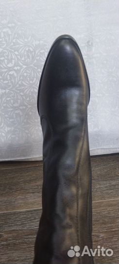 Сапоги демисезонные натуральная кожа, новые
