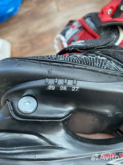 Коньки хоккейные детские раздвижные 27-30р