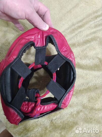 Боксерский шлем green hill размер L