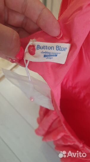 Платье button blue новое 128