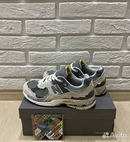 Кроссовки New Balance 2002R Grey. (40-45)р