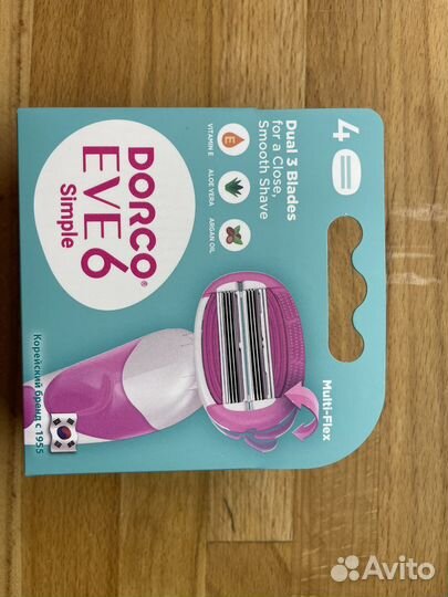 Лезвия для бритвы dorco eve 6