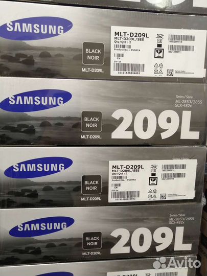 Новые оригинальные Samsung D209L (2 шт.)