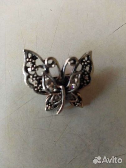 Брошь бабочка винтаж