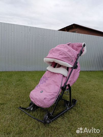 Санки коляска ника