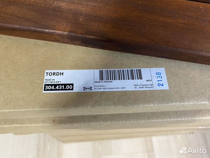 Полка для стеллажа tordh IKEA 70x32