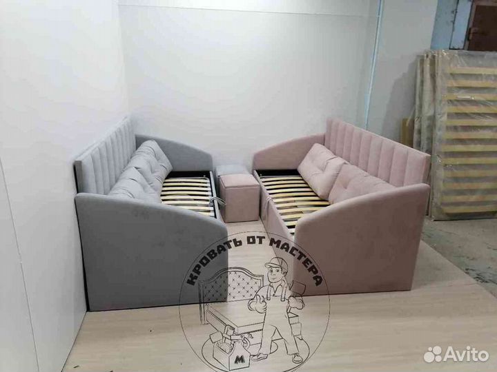 Детская кровать с мягким бортиком