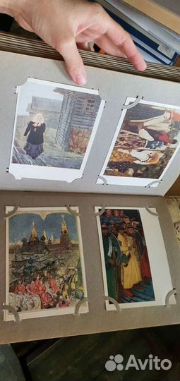 Коллекция советских открыток картин