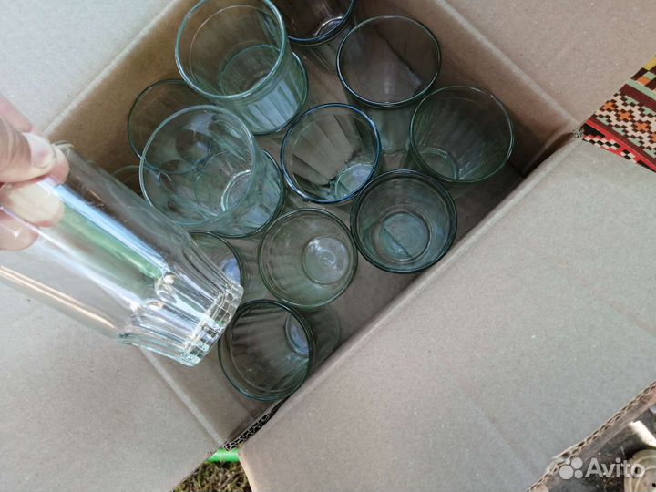 Стаканы граненые СССР 15 шт