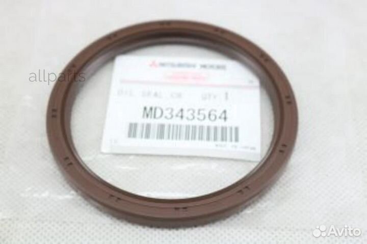 Mitsubishi MD343564 Сальник коленвала задний mitsu