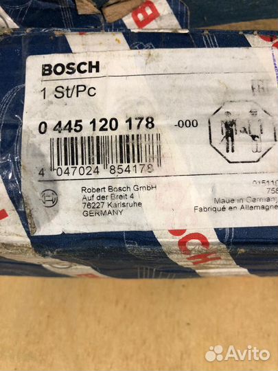 Форсунка 0 445 120 178 bosch Евро-4