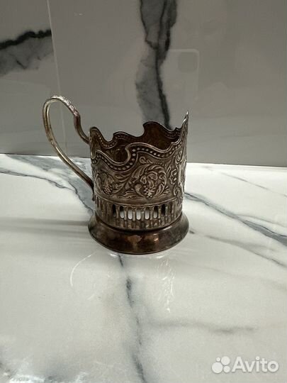 Подстаканники СССР мельхиор