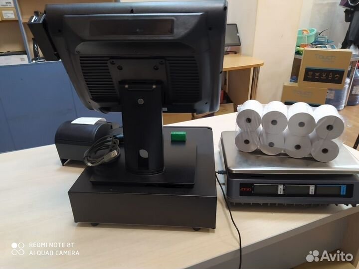 1С Кассовое оборудование для продуктового магазина