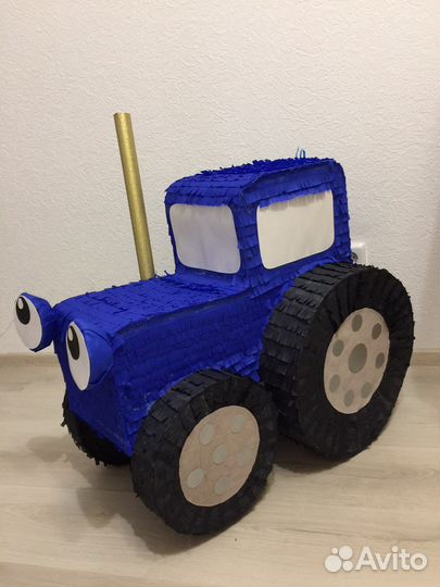 Пиньята Синий трактор Машина