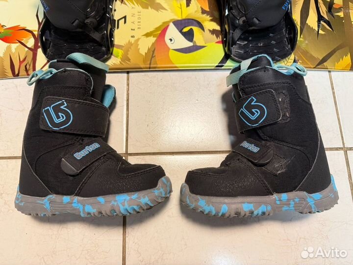 Сноуборд комплект Beany Birdie - 90 + Burton - 28