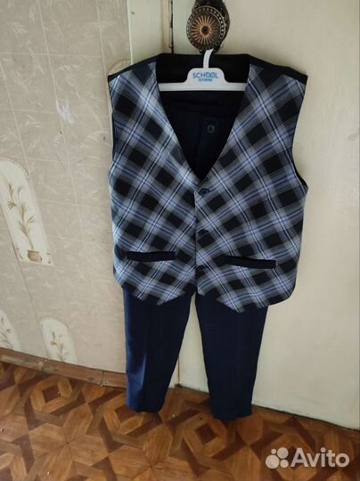 Жилет школьный для мальчика 140