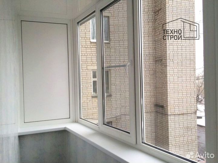 Остекление балкона в рассрочку