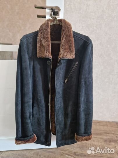 Дубленка натуральная мужская 46 48