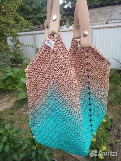 Cумка вязанная Магнолия