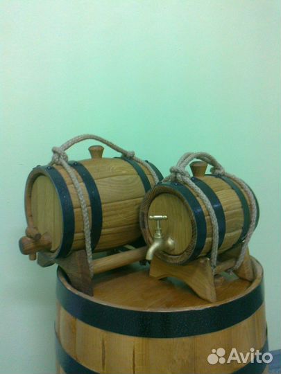 Бочки дубовые для напитков, для солений, меда