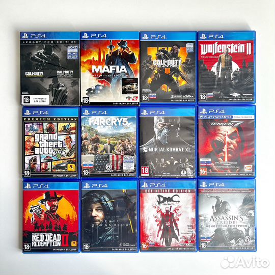 Лицензионные Диски для PS4, PS5 Игры