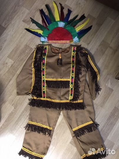 Детский карнавальный костюм Индеец
