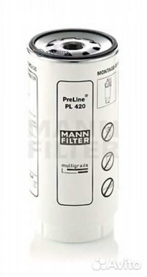 Mann-filter PL420X PL 420 X фильтр топливный сепар