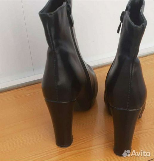 Ботильоны разные кожа, замша