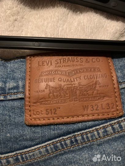 Джинсы levis 512 lot