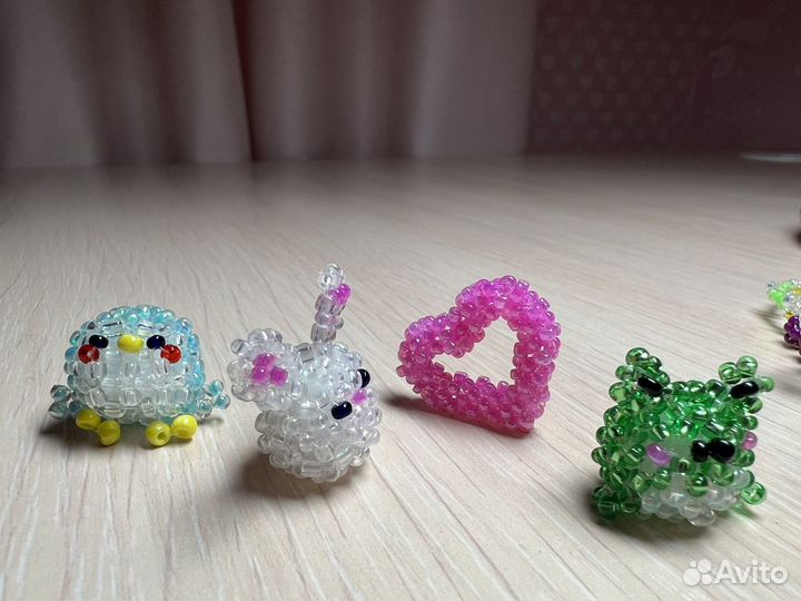 Милые фигурки из бисера