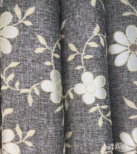 Портьеры лён, готовые комплекты