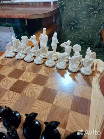 Шахматы СССР пластик
