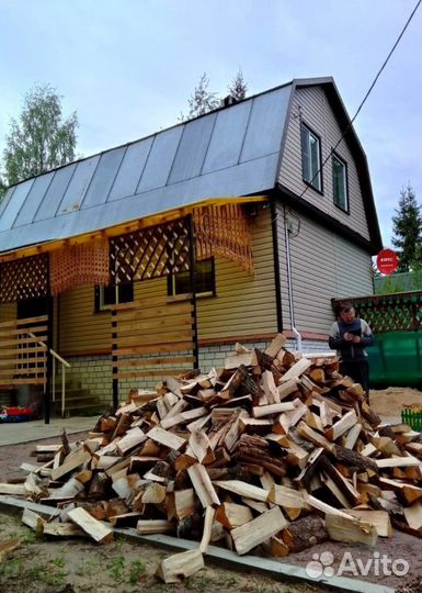 Дрова сухие навалом
