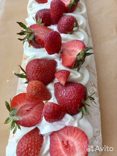 Меренговый рулет