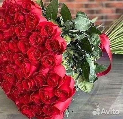 Букет роз 101 роза 51 роза
