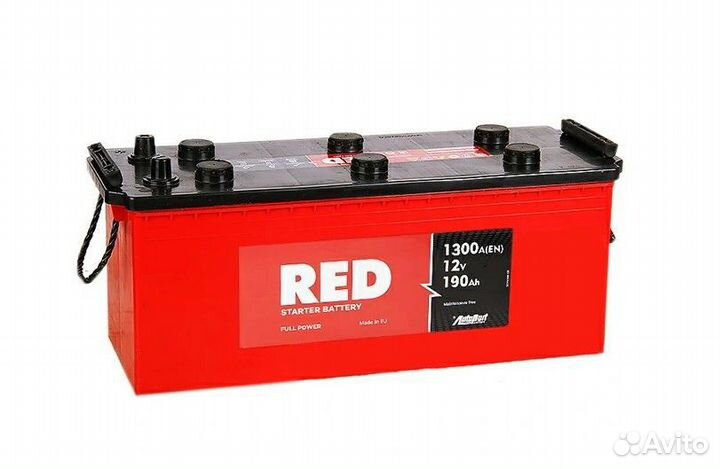 Аккумулятор (акб) RED Technology 190Ah оп 1300A