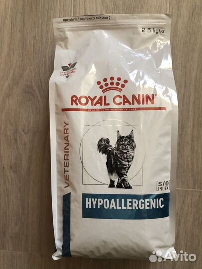 Корм для кошек royal canin hypoallergenic 2 кг