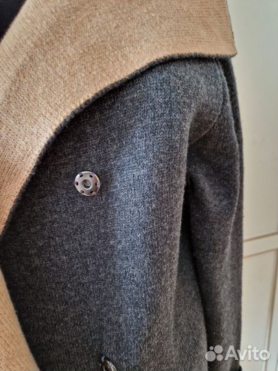 Пальто трикотаж шерсть