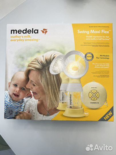 Молокоотсос medela swing maxi flex