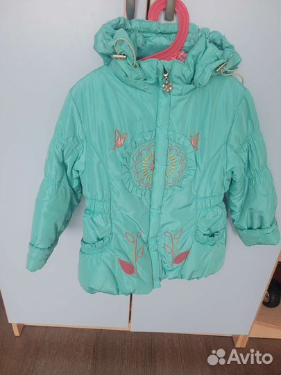 Куртка демисезонная, размер 98, штаны рейма