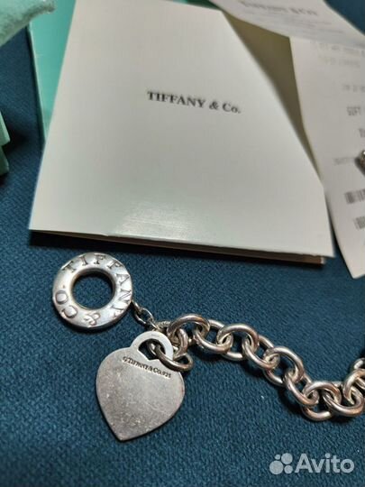 Tiffany & Co браслет, Toggle Heart, Оригинал