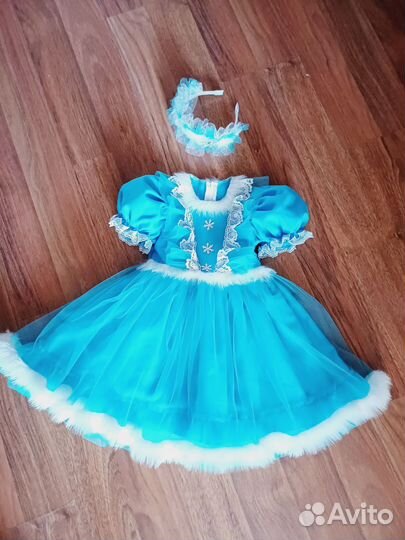 Костюм Снегурочка, Снежинка, Метелица