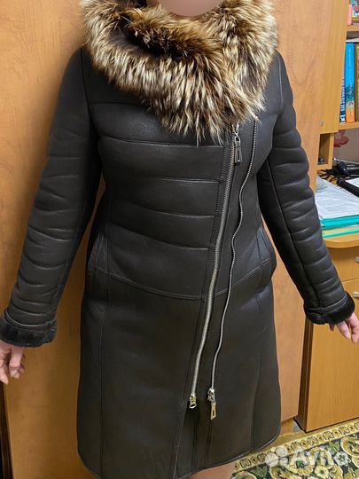 Дубленка кожаная женская
