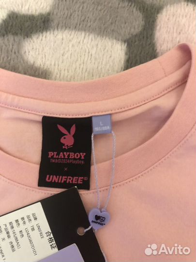 Футболка Unifree x Playboy pink