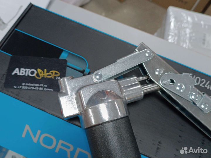 Шприц для смазки усиленный 2х штоковый Nordberg